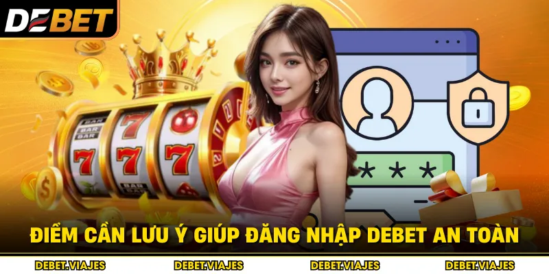 Điểm cần lưu ý giúp đăng nhập DEBET an toàn